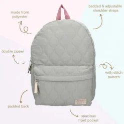 Kraamcadeau Kinderrugzak Quilted - Milky Kiss
