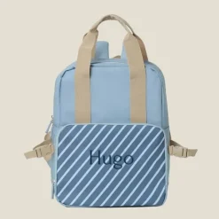Kraamcadeau Kinderrugzak Stripes Blue