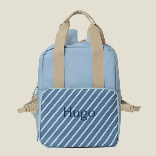 Kraamcadeau Kinderrugzak Stripes Blue