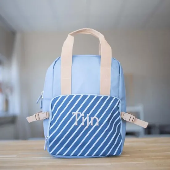Kraamcadeau Kinderrugzak Stripes Blue