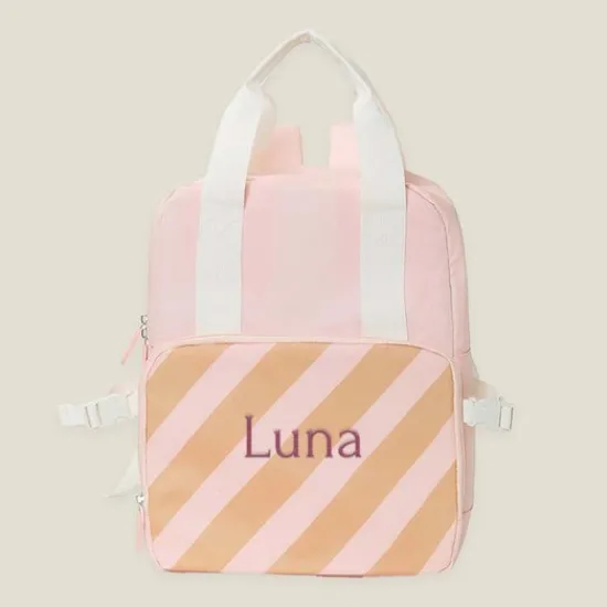 Kraamcadeau Kinderrugzak Stripes Pink