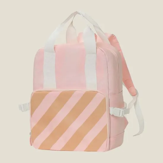 Kraamcadeau Kinderrugzak Stripes Pink