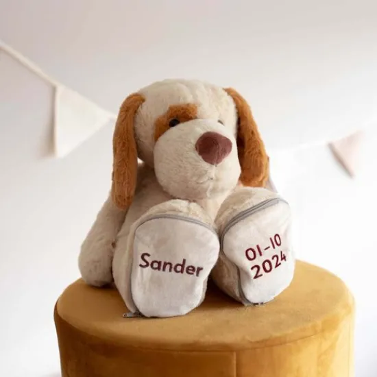 Kraamcadeau Knuffel hond