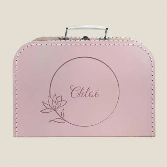 Kraamcadeau Koffer bedrukken - Roze