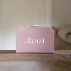 Kraamcadeau Koffer bedrukken - Roze