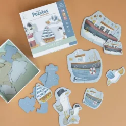 Kraamcadeau Legpuzzel 6 in 1 - Sailors Bay - Little Dutch