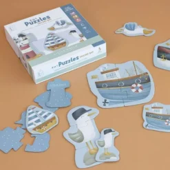 Kraamcadeau Legpuzzel 6 in 1 - Sailors Bay - Little Dutch