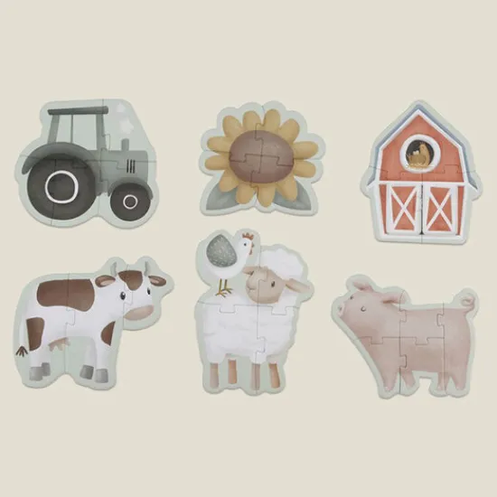 Kraamcadeau Legpuzzel 6 in 1- Little Dutch