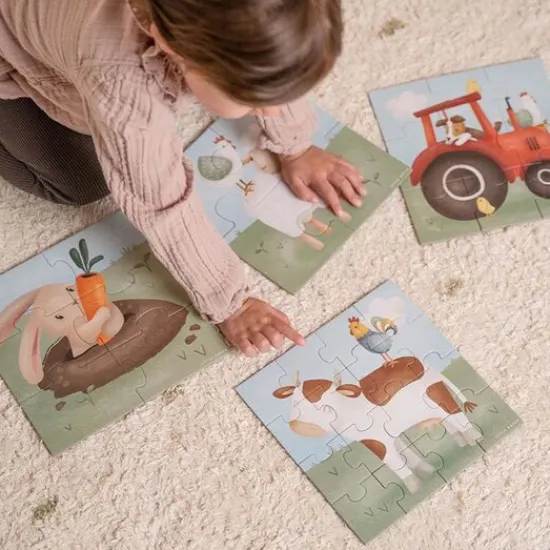Kraamcadeau Legpuzzel 4 in 1- Little Dutch