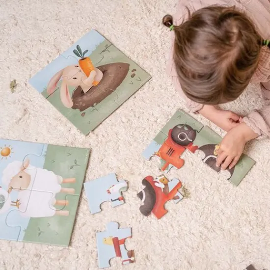 Kraamcadeau Legpuzzel 4 in 1- Little Dutch