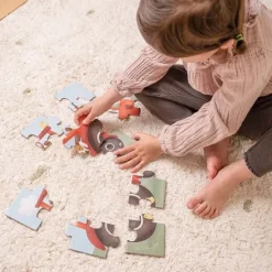 Kraamcadeau Legpuzzel 4 in 1- Little Dutch