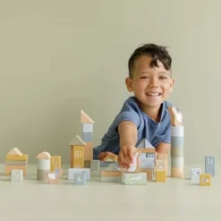 Kraamcadeau Little Dutch Bouwblokken