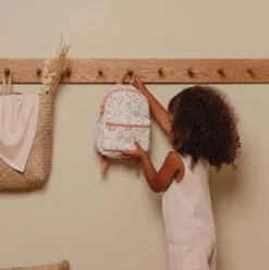 Kraamcadeau Little Dutch rugzak met naam - Bloemen
