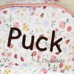 Kraamcadeau Little Dutch rugzak met naam - Bloemen