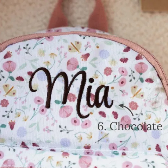 Kraamcadeau Little Dutch rugzak met naam - Bloemen