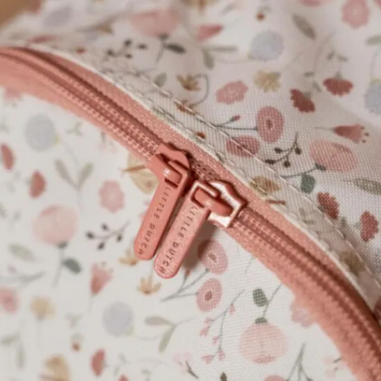 Kraamcadeau Little Dutch rugzak met naam - Bloemen