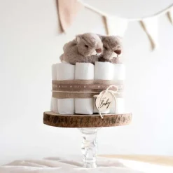 Kraamcadeau Luiertaart meisje