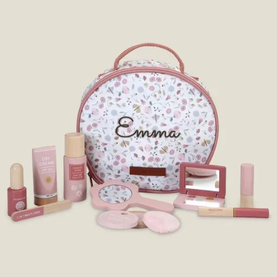 Kraamcadeau Make-up tas met naam - Little Dutch