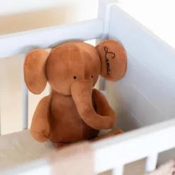 Kraamcadeau Olifant knuffel met naam