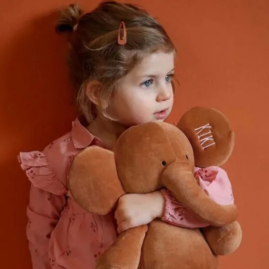 Kraamcadeau Olifant knuffel met naam