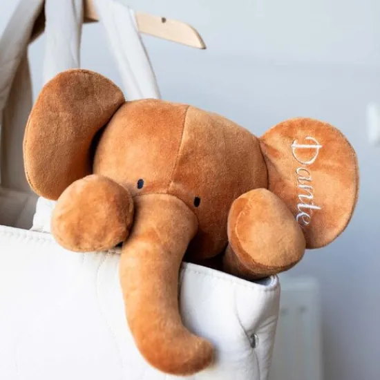 Kraamcadeau Olifant knuffel met naam