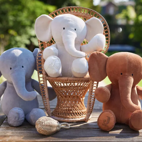 Kraamcadeau Olifant knuffel met naam