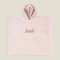 Kraamcadeau Poncho met naam (2 - 6 jaar)