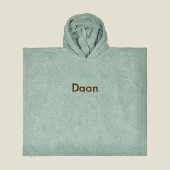 Kraamcadeau Poncho met naam (2 - 6 jaar)