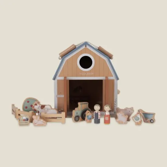 Kraamcadeau Poppenhuis - Little Farm - Little Dutch