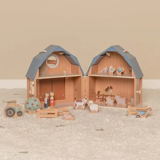 Kraamcadeau Poppenhuis - Little Farm - Little Dutch