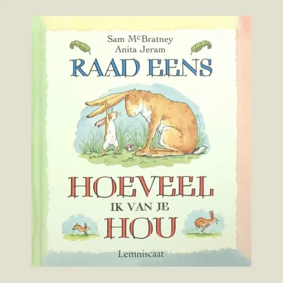 Kraamcadeau Raad eens hoeveel ik van je hou