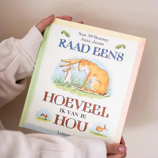 Kraamcadeau Raad eens hoeveel ik van je hou