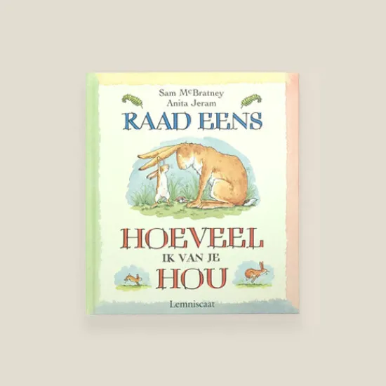 Kraamcadeau Raad eens hoeveel ik van je hou