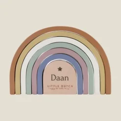 Kraamcadeau Regenboogstapelaar - Little Dutch