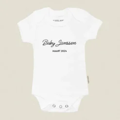 Kraamcadeau Romper - Baby + achternaam