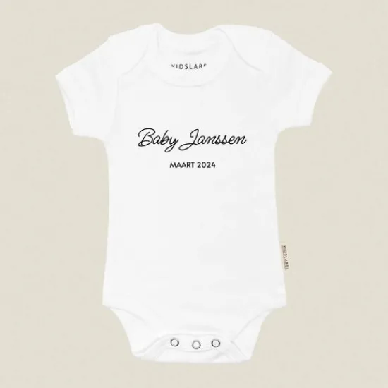Kraamcadeau Romper - Baby + achternaam