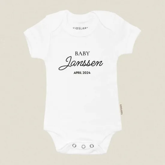 Kraamcadeau Romper - Baby + achternaam