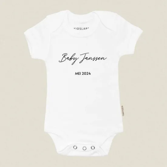 Kraamcadeau Romper - Baby + achternaam