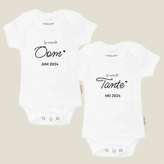 Kraamcadeau Romper - Jullie worden Oom & Tante