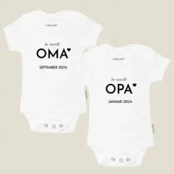 Kraamcadeau Romper - Jullie worden Opa & Oma