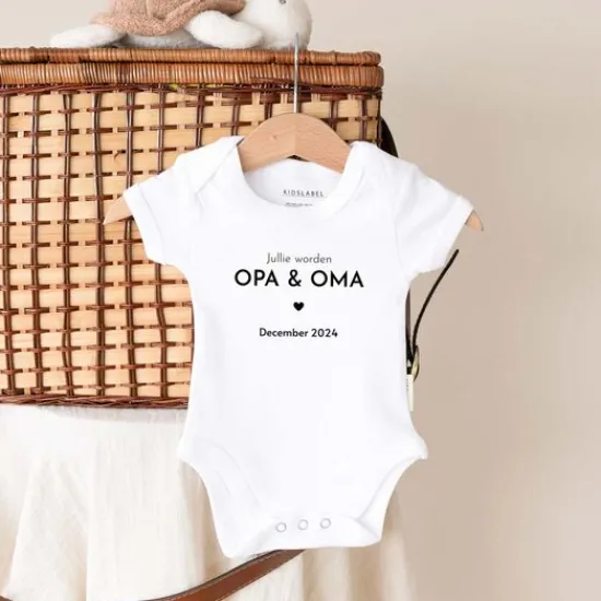 Kraamcadeau Romper - Jullie worden Opa & Oma