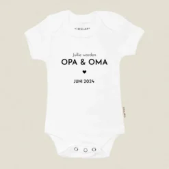 Kraamcadeau Romper - Jullie worden Opa & Oma