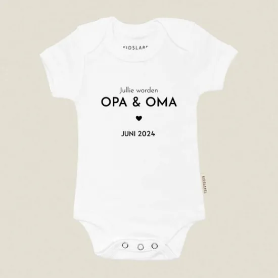 Kraamcadeau Romper - Jullie worden Opa & Oma