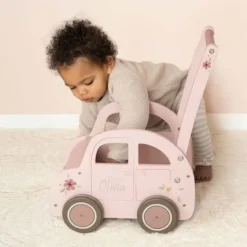 Kraamcadeau Roze Loopwagen -Little Dutch