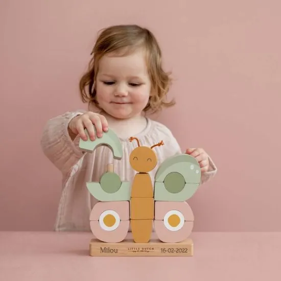 Kraamcadeau Stapelaar Vlinder - Little Dutch