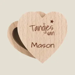 Kraamcadeau Tandendoosje met naam