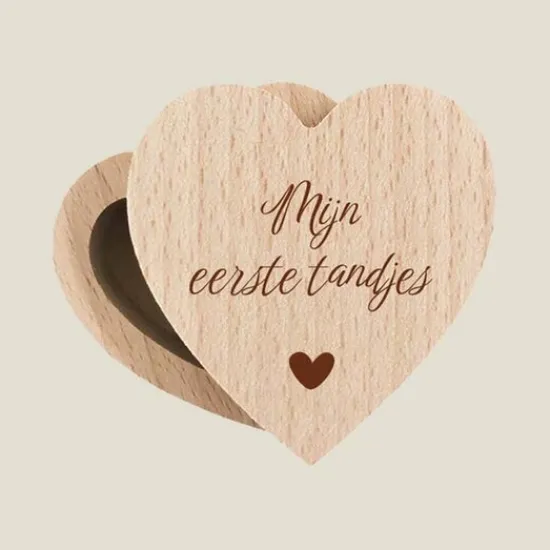 Kraamcadeau Tandendoosje met naam