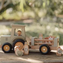 Kraamcadeau Tractor met trailer - Little Dutch