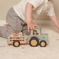 Kraamcadeau Tractor met trailer - Little Dutch