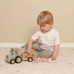 Kraamcadeau Tractor met trailer - Little Dutch